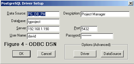 Figure 4 - ODBC DSN